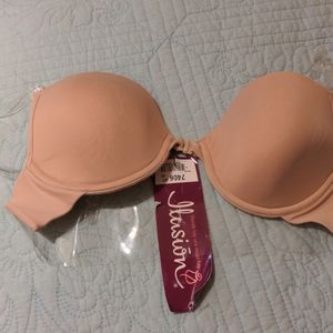 Ilusion nude underwire lightly padded 34C bra nwt